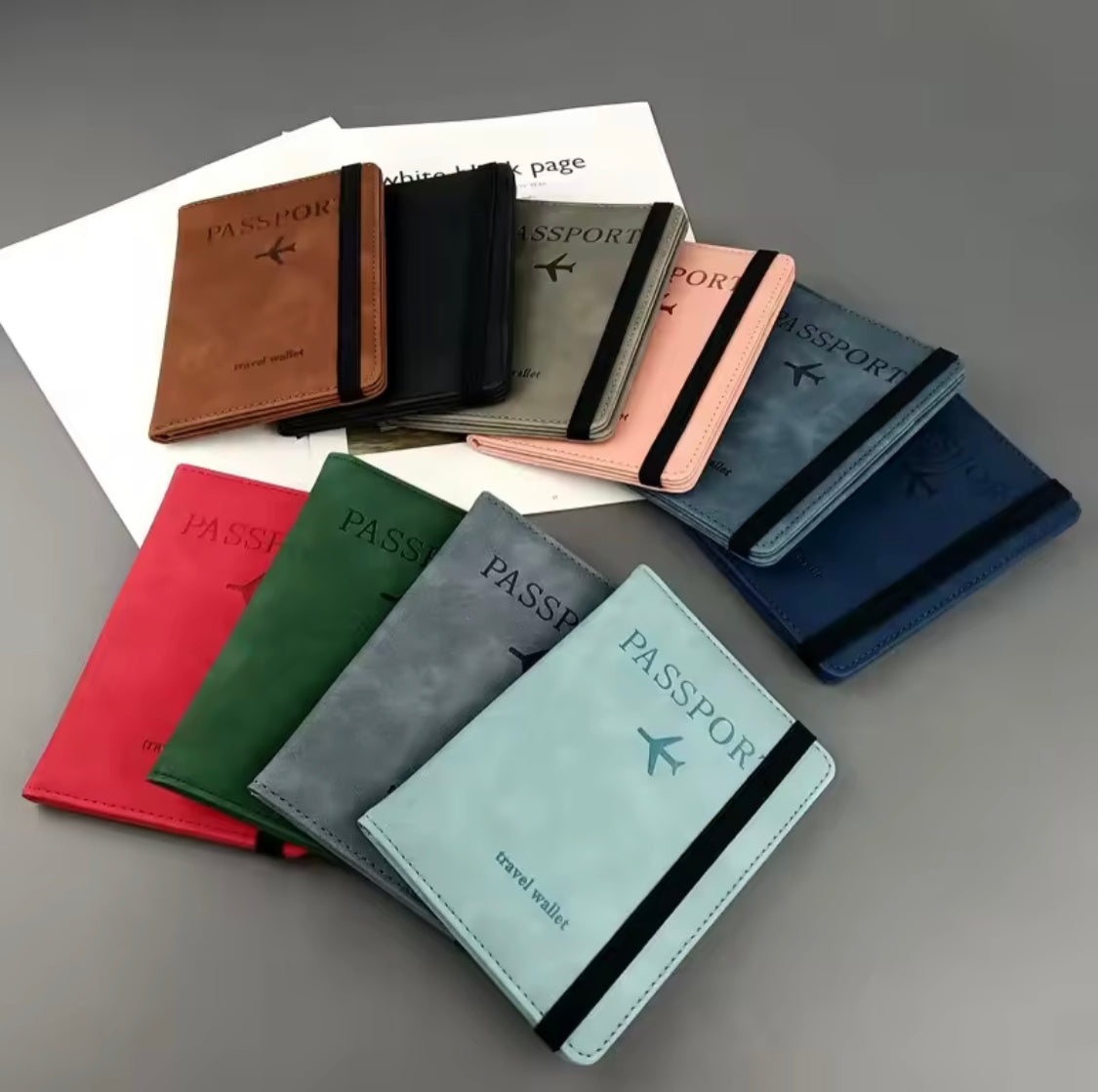 Vintage Style Passport Cover, Multifunction PU Leather Business Card Wallet, Travel Essential Cards Holder Vintage Style Passport Cover, Multifunction PU Leather Business Card Wallet, Travel Essential Cards Holder
